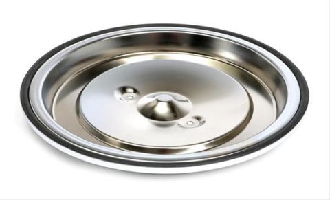 Trans-Dapt Performance Chrome Air Cleaner Tops 2377 Top, Steel, Chrome, Chevy, GMC, 15.375 in. Diameter, 5.0, 5.7L, Each thumbnail 1