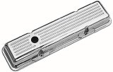 Trans-Dapt Performance Diecast Aluminum Valve Covers 6721 Covers, Stock Height, Cast Aluminum, Polished, Ball-Milled, Chevy, Small Block, Pair thumbnail 2