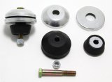 Trans-Dapt Performance Biscuit Mount Pads 9314 Motor Pads, Biscuit-Style, Complete Mount, Bolt-In, Rubber, Black/Black, Kit thumbnail 1