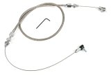Trans-Dapt Performance Products Throttle Cables 8988 Cable, Braided Stainless, Universal, 24 in. Housing Length, Each thumbnail 1
