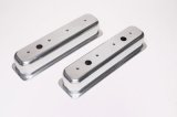 Trans-Dapt Performance Diecast Aluminum Valve Covers 6989 Covers, Tall, Cast Aluminum, Polished, Plain, Centerbolt, Chevy, Small Block, Pair thumbnail 2