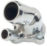 Trans-Dapt Performance Chrome Water Necks 9403 Neck, Zinc Alloy, Plated, 45 Degree, Oldsmobile, V8, Each thumbnail 2