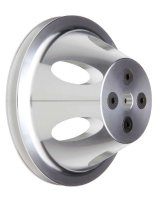 Trans-Dapt Performance Aluminum Water Pump Pulleys 9478 Pulley, V-Belt, 1-Groove, Aluminum, Machined, Chevy, Small Block, Short Pump, Each thumbnail 3