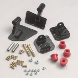 Trans-Dapt Performance Engine Swap Motor Mounts 9720 Mounts, Swap, Complete Mount, Bolt-In, Steel/Urethane, Black/Red, Ford, F-Series, 429/460, RWD, Kit thumbnail 5