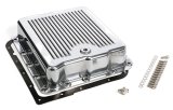 Trans-Dapt Performance Aluminum Transmission Pans 8898 Pan, Aluminum, Finned, Polished, Stock Capacity, GM, 700R4/4L60E/4L65E, Gasket, Chrome Bolts, Kit thumbnail 2