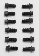 Trans-Dapt Performance Header Bolts 8885 Bolt, Steel, Black Oxide, Reduced Hex Head, 3/8 in.-16, 0.750 in. Length, Set of 12 thumbnail 2