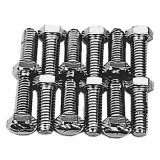 Trans-Dapt Performance Intake Manifold Bolts 4925 Bolts, Manifold, Steel, Gold Iridite, Hex Head, AMC 290-401, Chevy Big Block, Set of 16 thumbnail 2