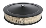 Trans-Dapt Performance Asphalt Black Air Cleaners 8640 Cleaner, Black, Round, Dropped Base, 14 in. Diameter, White Paper Filter, 3 in Filter Height, Each thumbnail 3