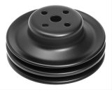 Trans-Dapt Performance Powdercoated Pulleys 8307 Water Pump Pulley, V-belt Style, 2-groove, Steel, Black Powdercoated, 5.875 in. O.D., Ford, 289, Each thumbnail 1