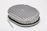Trans-Dapt Performance Products Air Cleaners 6047 FINNED OVAL AIR CLEANER KIT 12" X 2" PAPER ELEMENT - FULL FINNED STYLE thumbnail 1