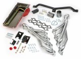 Trans-Dapt Performance Swap-In-A-Box Complete Engine Swap Kits 42042 Kits, Complete, Mid-length Silver Ceramic Coated Headers, Motor Mounts, Red Oil Pan, Chevy, GMC, 4.8L, 5.3L, 6.0L, Kit thumbnail 1