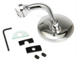 Trans-Dapt Performance Products Side View Mirrors 6976 CHROME STEEL 3" PEEP MIRROR thumbnail 2