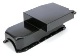 Trans-Dapt Performance Products Oil Pans 7113 SB CHEVY CLAIMER OIL PAN 283-400 8QT DRIVERS SIDE DIPSTICK BLACK thumbnail 1