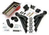 Trans-Dapt Performance Swap-In-A-Box Complete Engine Swap Kits 46014 Kit, Black MAXX Headers, Motor Mounts, Oil Pan, Pickup, Gaskets, Hardware, Chevy, LS, TH350, TH400, Kit thumbnail 2