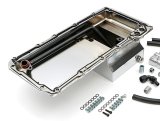 Trans-Dapt Performance Products Oil Pans 0184 Pan & Filter Kit, LS Engine Swap Pan & Remote Sngl Filter Base Combo Kit; Horizontal Port, Chrome Pan 7Qt thumbnail 1