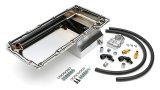 Trans-Dapt Performance Products Oil Pans 0184 Pan & Filter Kit, LS Engine Swap Pan & Remote Sngl Filter Base Combo Kit; Horizontal Port, Chrome Pan 7Qt thumbnail 2