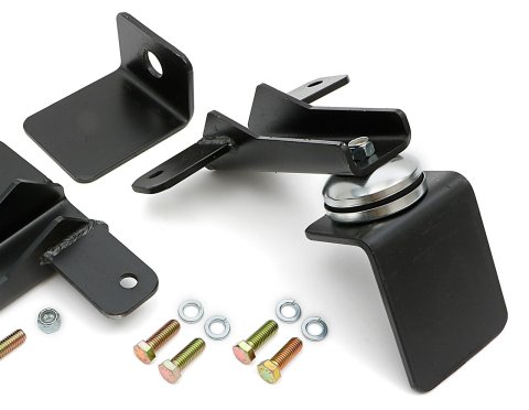 Trans-Dapt Performance Engine Swap Motor Mounts 4101 Mounts, Swap, Complete Mount, Weld-In, Rubber, Jeep, Ford Small Block, 4WD, Kit
