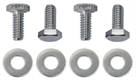 Trans-Dapt Performance Chrome Valve Cover Bolts 9781 Bolts, Steel, Plated, Hex Head, 1/4 in.-20 Thread, 3/4 in.Long, Set 4