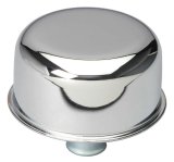 Trans-Dapt Performance Chrome Valve Cover Breathers 9171 Breather, Push-In, Round, Steel, Chrome, Plain, Each thumbnail 3