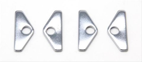 Trans-Dapt Performance Chrome Mini Valve Cover Tabs 9067 Hold-Down Tabs, Steel, Plated, Universal, Set of 4 thumbnail 1