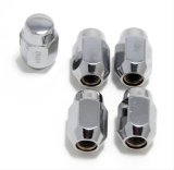 Trans-Dapt Performance Lug Nuts 7000 Nuts, Steel, Chrome, Conical Seat, Closed End, 7/16-20 in. RH, Set of 5 thumbnail 1