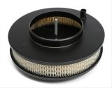 Trans-Dapt Performance Asphalt Black Air Cleaners 8641 Cleaner, Black, Round, Raised Base, 10 in. Diameter, White Paper Filter, 2.125 in. Filter Height, Each thumbnail 2