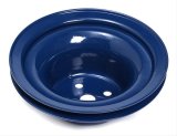 Trans-Dapt Performance Powdercoated Pulleys 8312 Water Pump Pulley, V-belt Style, 1-groove, Steel, Blue Powdercoated, 5.875 in. O.D., Ford, 289, Each thumbnail 1