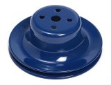 Trans-Dapt Performance Powdercoated Pulleys 8312 Water Pump Pulley, V-belt Style, 1-groove, Steel, Blue Powdercoated, 5.875 in. O.D., Ford, 289, Each thumbnail 2