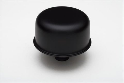 Trans-Dapt Performance PerfectMatch Valve Cover Breathers 8645 Breather, Round, Push-in, Aluminum, Black, Shielded, 2.75 in. Diameter, 0.75 in. Hole Size thumbnail 2