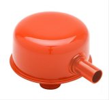Trans-Dapt Performance Products Valve Cover Breathers 9949 PUSH-IN BREATHER CAP WITH TUBE- CHEVY ORANGE POWDER-COAT thumbnail 3