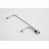 Trans-Dapt Performance Fuel Lines 2193 Line, Steel, Chrome, 9-5/16 in. Line Spacing, 1/8 in. NPT Threaded Port, Each thumbnail 1