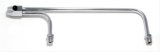 Trans-Dapt Performance Fuel Lines 2193 Line, Steel, Chrome, 9-5/16 in. Line Spacing, 1/8 in. NPT Threaded Port, Each thumbnail 3