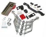 Trans-Dapt Performance Swap-In-A-Box Complete Engine Swap Kits 42025 Kits, Complete, Mid-length Silver Ceramic Coated Headers, Motor Mounts, Red Oil Pan, Chevy, Pontiac, 4.8L, 5.3L, 6.0L, Kit thumbnail 1