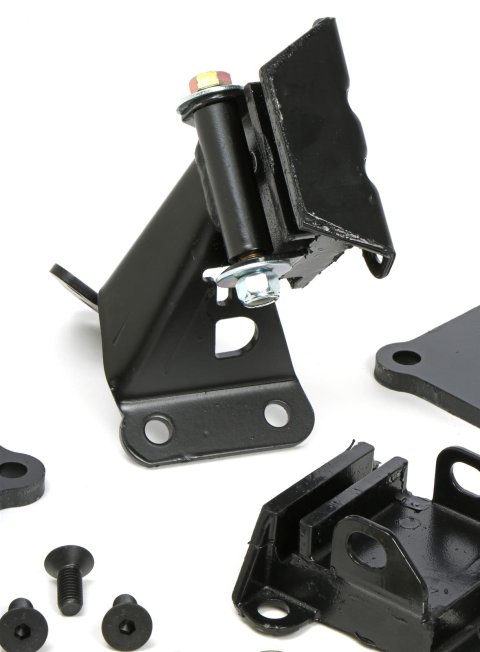 Trans-Dapt Performance Engine Swap Motor Mounts 4199 Mounts, Swap, Complete Mount Style, Bolt-in, Steel/Rubber, Black, Chevy, Kit