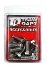 Trans-Dapt Performance Products Differential Cover Fasteners 9246 DIFF COVER BOLT SET FOR GM 14 BOLT (METRIC) CHROME COVER thumbnail 2