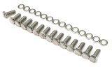 Trans-Dapt Performance Products Differential Cover Fasteners 9246 DIFF COVER BOLT SET FOR GM 14 BOLT (METRIC) CHROME COVER thumbnail 3