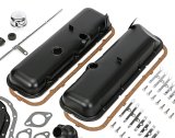 Trans-Dapt Performance PerfectMatch Powdercoated Engine Dress-Up Kits 3060 Kit, PerfectMatch, Steel, Asphalt Black Powdercoated, Chevy, Big Block, Kit thumbnail 2