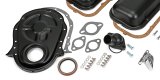 Trans-Dapt Performance PerfectMatch Powdercoated Engine Dress-Up Kits 3060 Kit, PerfectMatch, Steel, Asphalt Black Powdercoated, Chevy, Big Block, Kit thumbnail 4