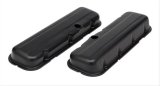 Trans-Dapt Performance Products Valve Covers 8691 CHEVY 396-502 SHORT ASPHALT BLACK POWDER COATED VALVE COVERS- UNBAFFLED thumbnail 2