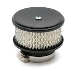 Trans-Dapt Performance Products Air Cleaners 8666 ASPHALT BLACK POWDER COATED 4" X 2-5/8" DEEP DISH AIR CLEANER thumbnail 1
