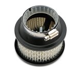 Trans-Dapt Performance Products Air Cleaners 8666 ASPHALT BLACK POWDER COATED 4" X 2-5/8" DEEP DISH AIR CLEANER thumbnail 2