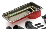 Trans-Dapt Performance Swap-In-A-Box Complete Engine Swap Kits 46004 Kit, LS, GM A-Body, Steel Headers, Black Ceramic Coated, 1 3/4 in. Primary Tube, Steel Oil Pan, Red Painted, Kit thumbnail 4