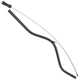 Trans-Dapt Performance Products Transmission Fluid Dipsticks 7167 Dipstick, Chevy Turbo 350 Black Billet Alum Handle Trans Dipstick thumbnail 1
