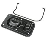 Trans-Dapt Performance Products Master Cylinder Reservoir Covers 7341 Cover, 3" X 5 5/8" Black Brake Cover thumbnail 1