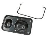Trans-Dapt Performance Products Master Cylinder Reservoir Covers 7341 Cover, 3" X 5 5/8" Black Brake Cover thumbnail 2