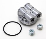 Trans-Dapt Performance 90 Degree Oil FIlter Bypass Adapters 1458 Filter Adapter some Jeeps and Imports 20mm x 1.5 threads thumbnail 1