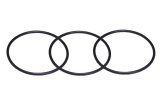 Trans-Dapt Performance Replacement Water Outlet O-Ring Gaskets 6012 Neck O-Ring, Rubber, Outlet, Housing, Set of 3. thumbnail 2