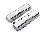 Trans-Dapt Performance Chrome Valve Covers 9503 Covers, Stock Height, Steel, Chrome, Plain, Chevy, Big Block, Pair thumbnail 2