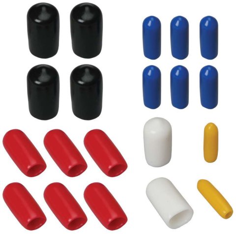 Trans-Dapt Performance Vacuum Line Plastic Cap Kits 9009 Caps, Plastic, Assortment, Set of 20 thumbnail 2