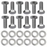Trans-Dapt Performance Differential Cover Bolts 9278 Bolts, Steel, Chrome, Hex, Dana 44, GM, 8.2 in., 8.5 in., 8.875 in. Pass. Car, Set of 12 thumbnail 2